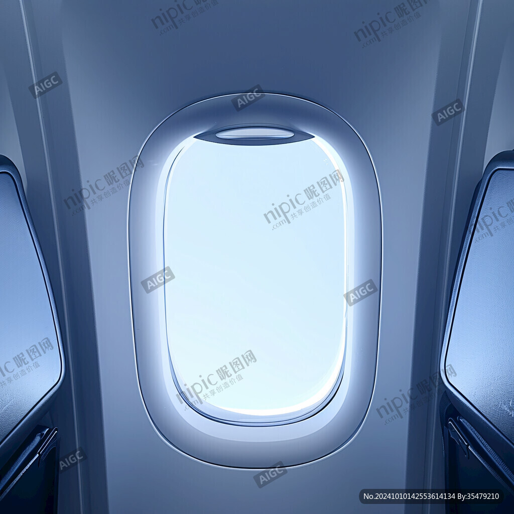 飛機(jī)舷窗炫光