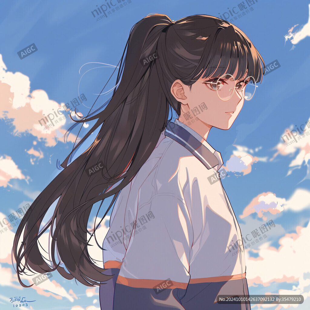 板繪少女插畫