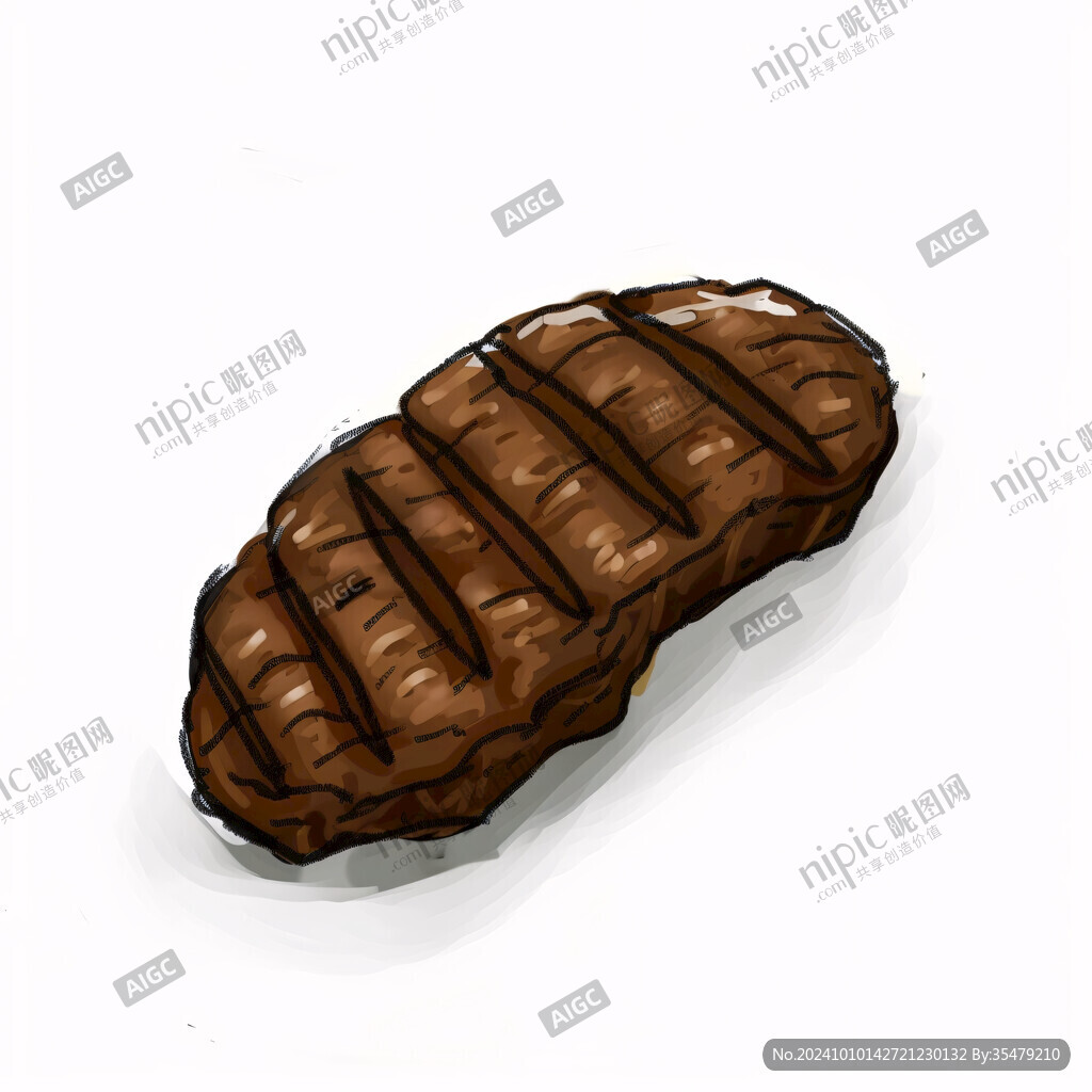巧克力派插畫