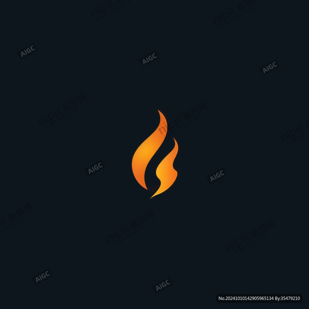 火苗標(biāo)志火焰logo