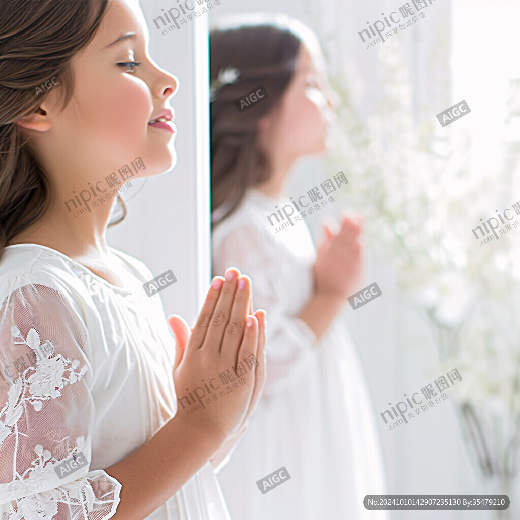 祈禱的少女