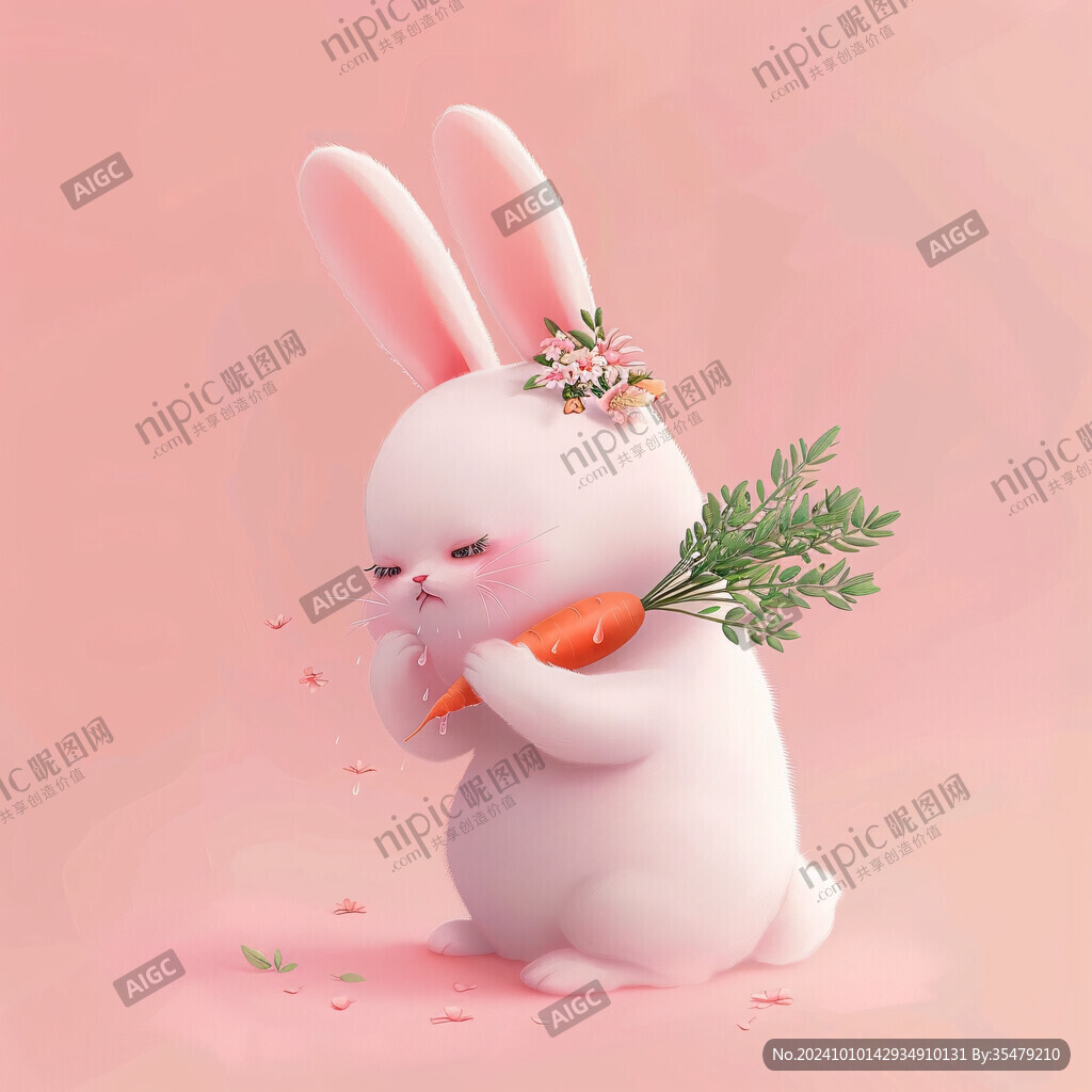 3d中秋節(jié)兔子