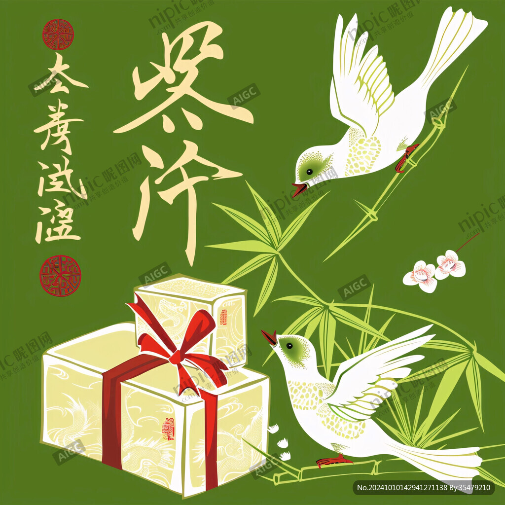 國潮包裝喜鵲插畫
