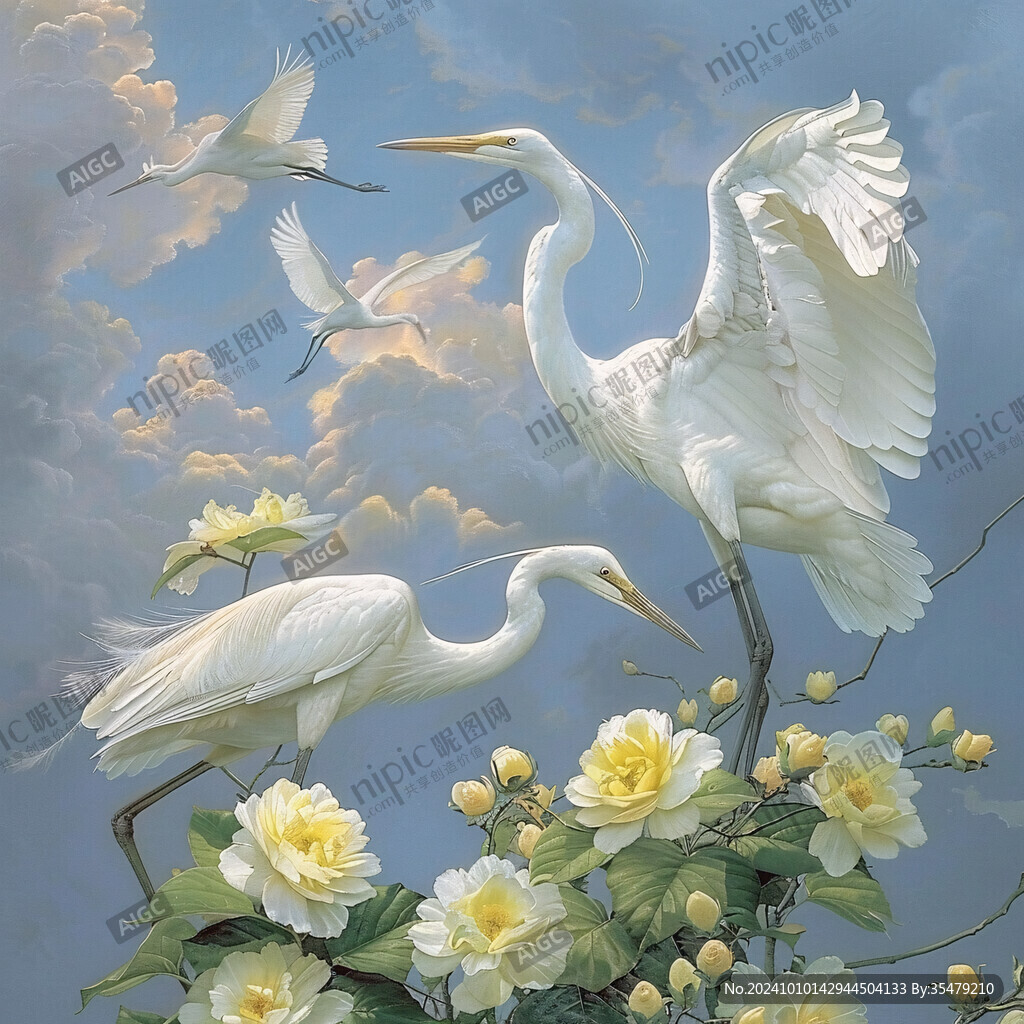 3d立體浮雕花鳥