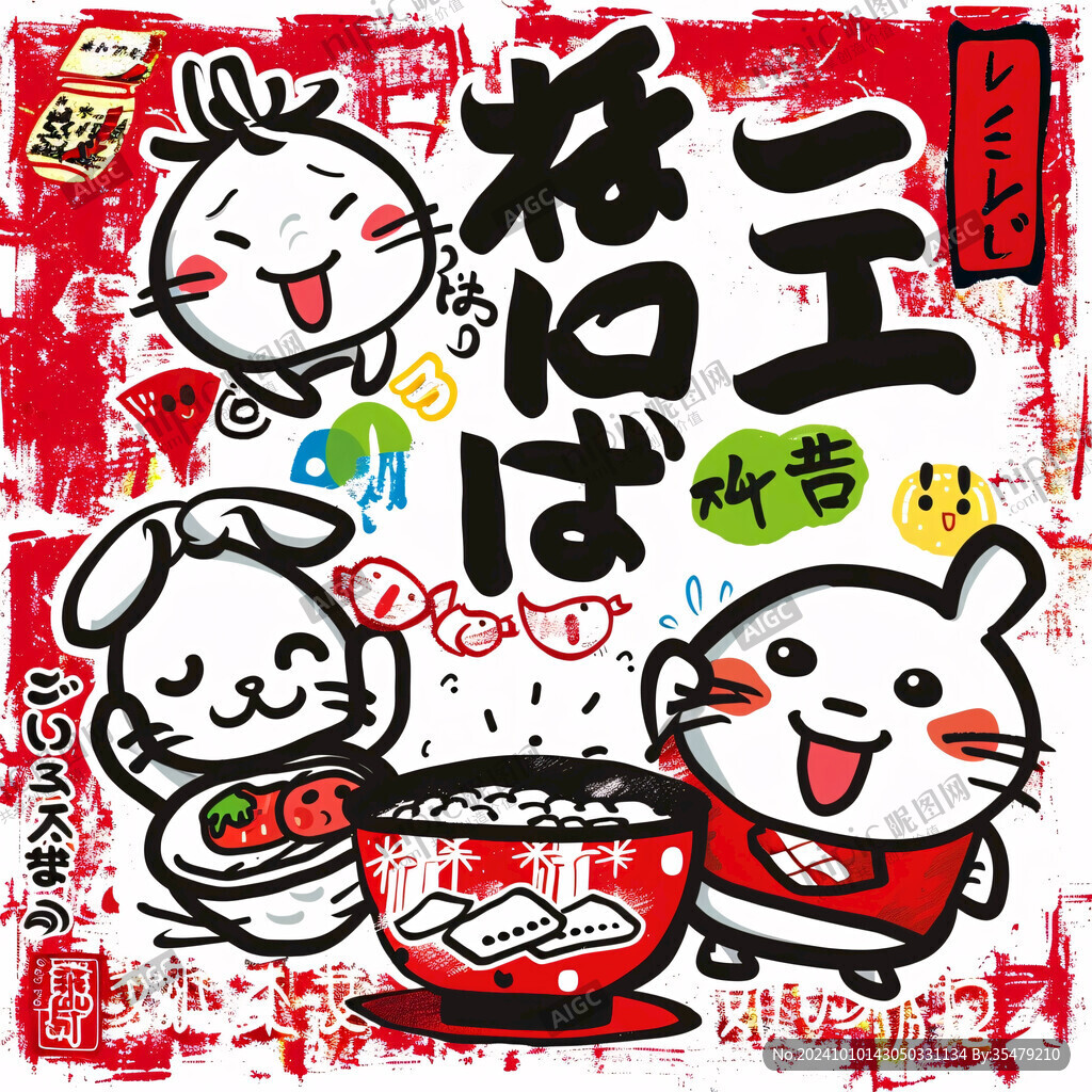 日料卡通畫