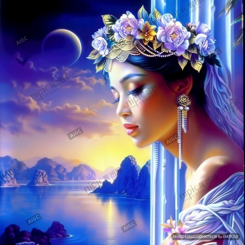 古典美女壁紙