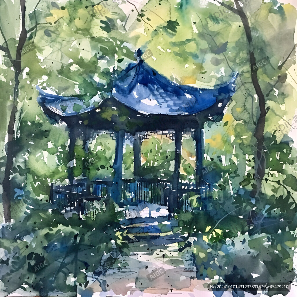 古亭水彩畫