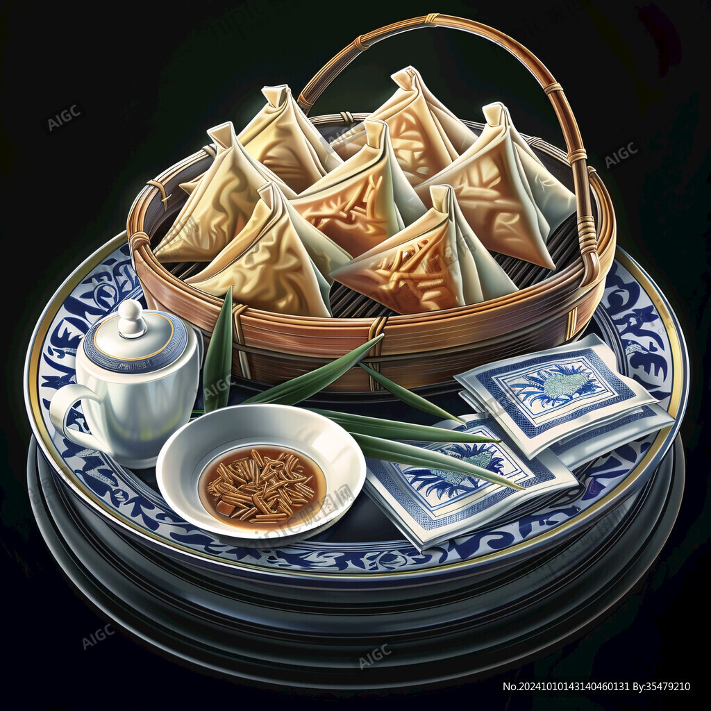 廣式點心插畫