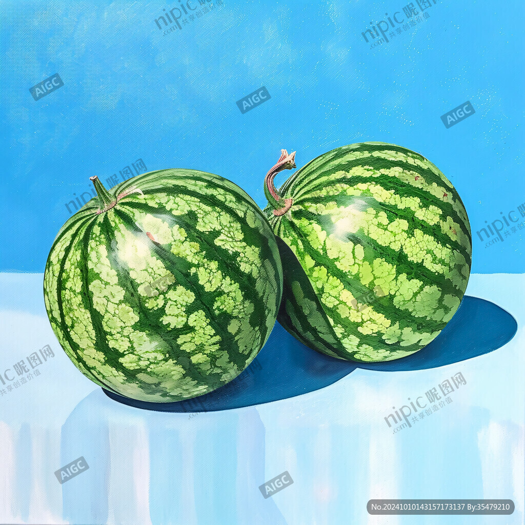 新鮮水果西瓜素材