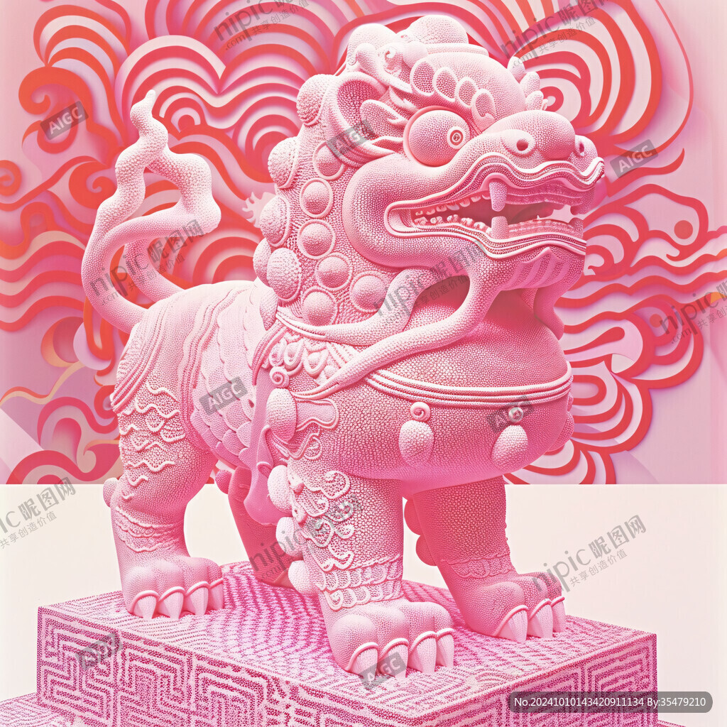 中式瑞獸雕塑