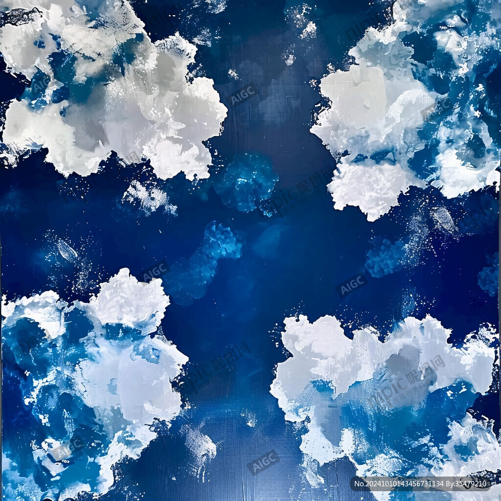 手繪水晶夜空效果