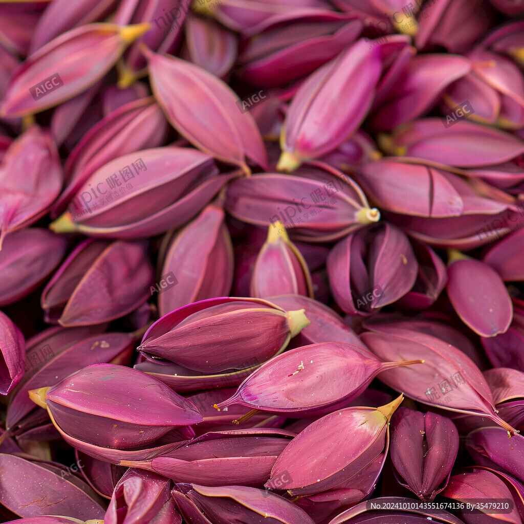 紫色郁金香花瓣