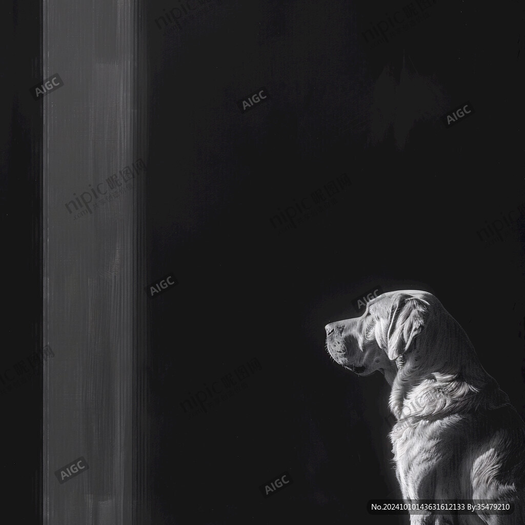 孤單狗犬小狗孤獨寂寞