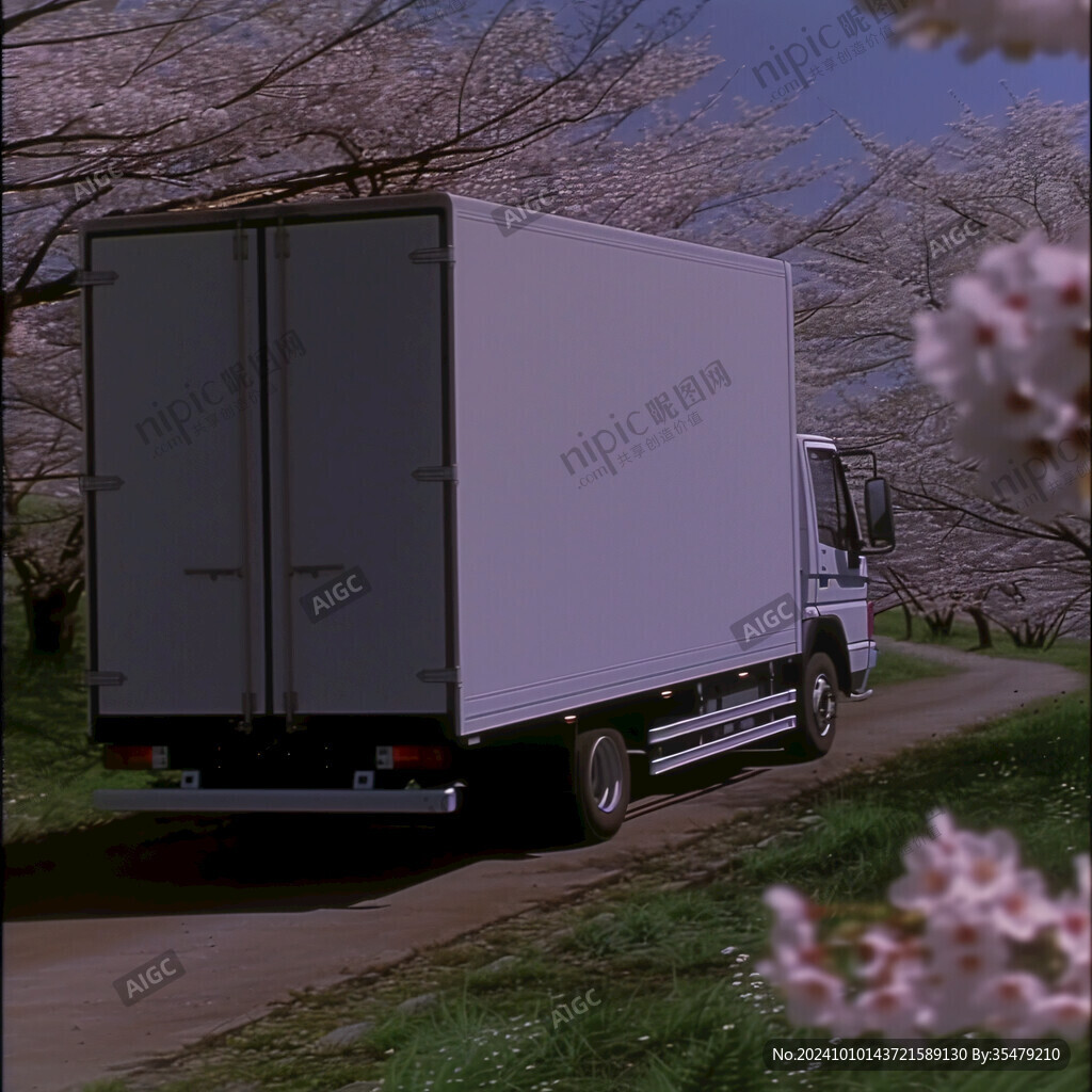 冷鏈車車身貼圖
