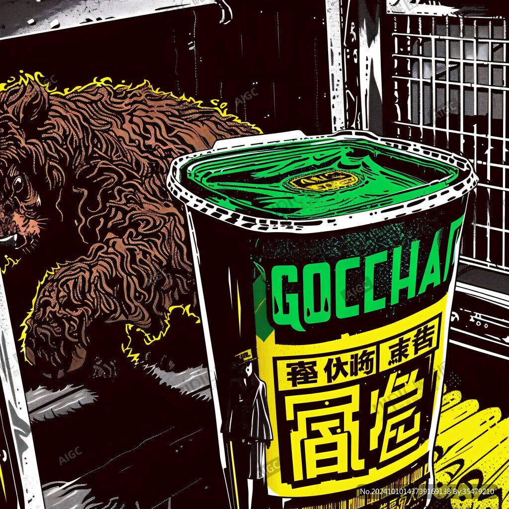 狗糧包裝插畫