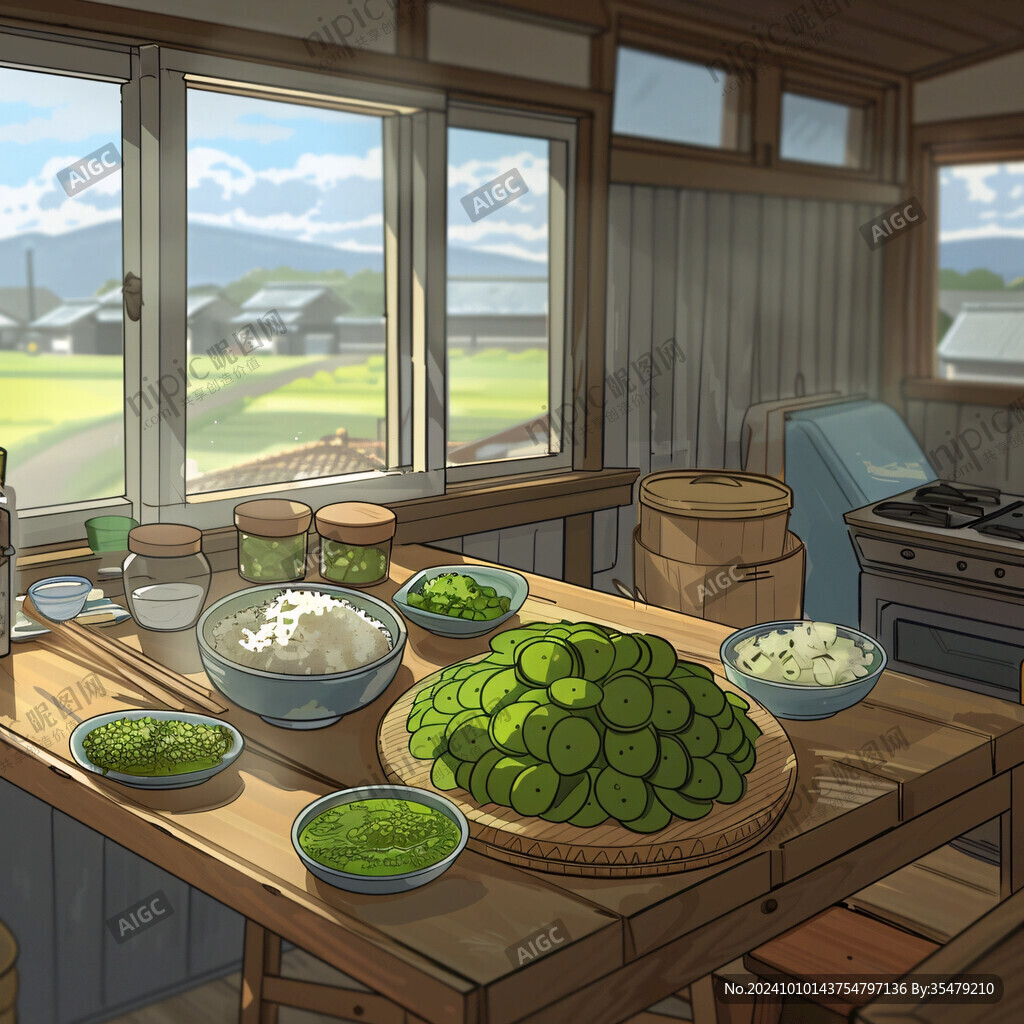 煮飯的插畫