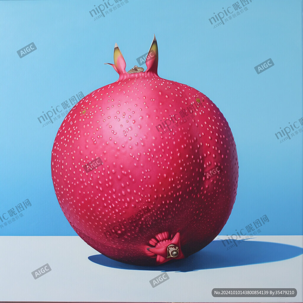 原創插畫石榴
