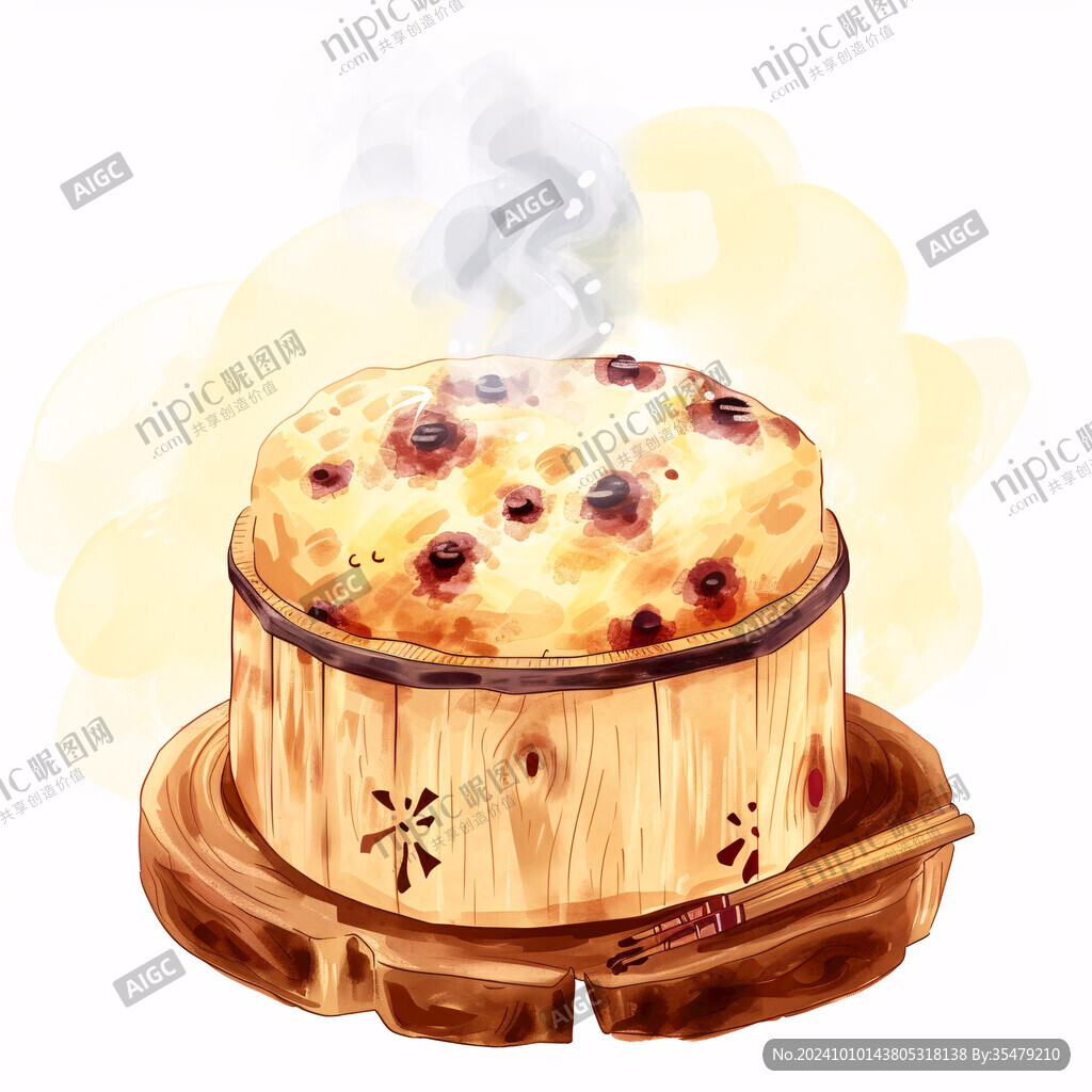 簸箕炊插畫