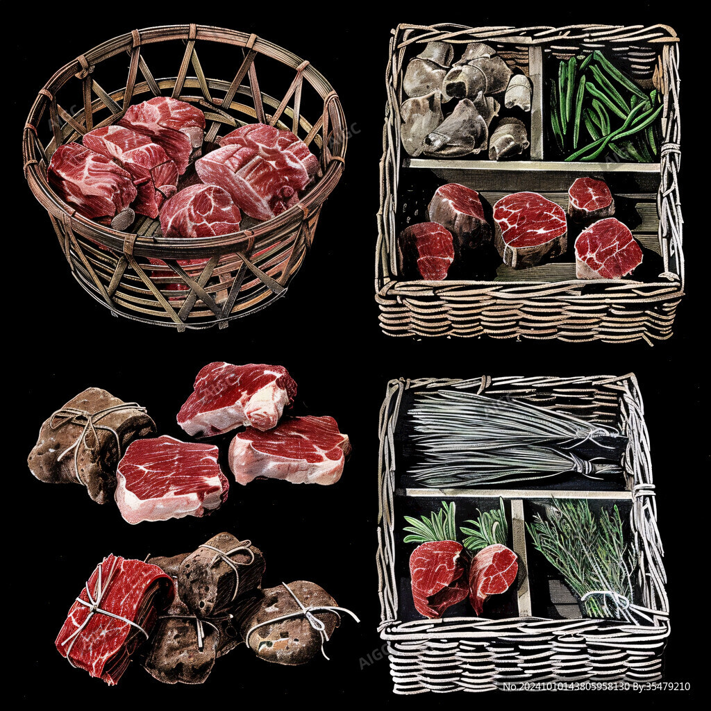 烤肉店菜品