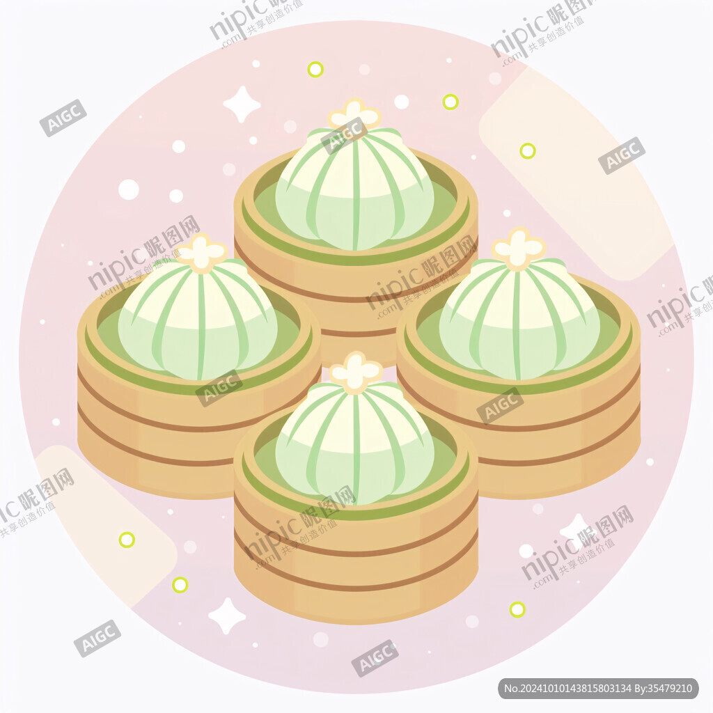 小籠包子插畫