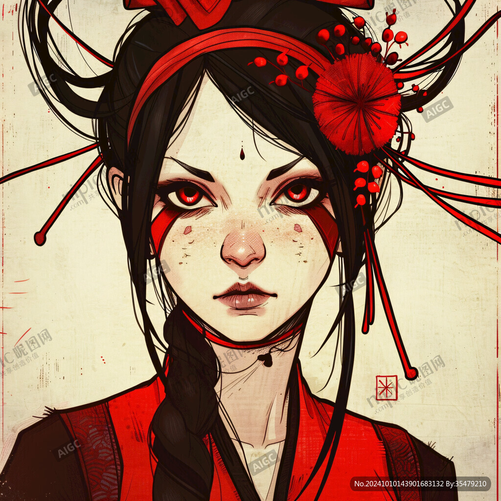 國風(fēng)女性頭像
