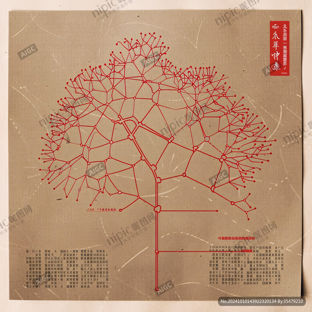 創(chuàng)意樹形圖案展板