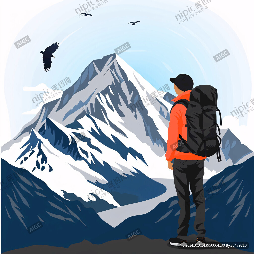 戶外旅游探險爬山
