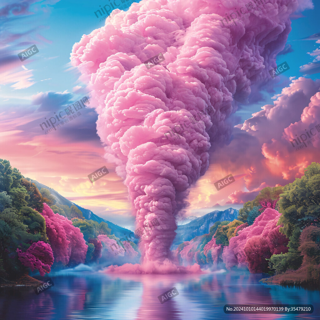 粉色的奇幻風(fēng)景