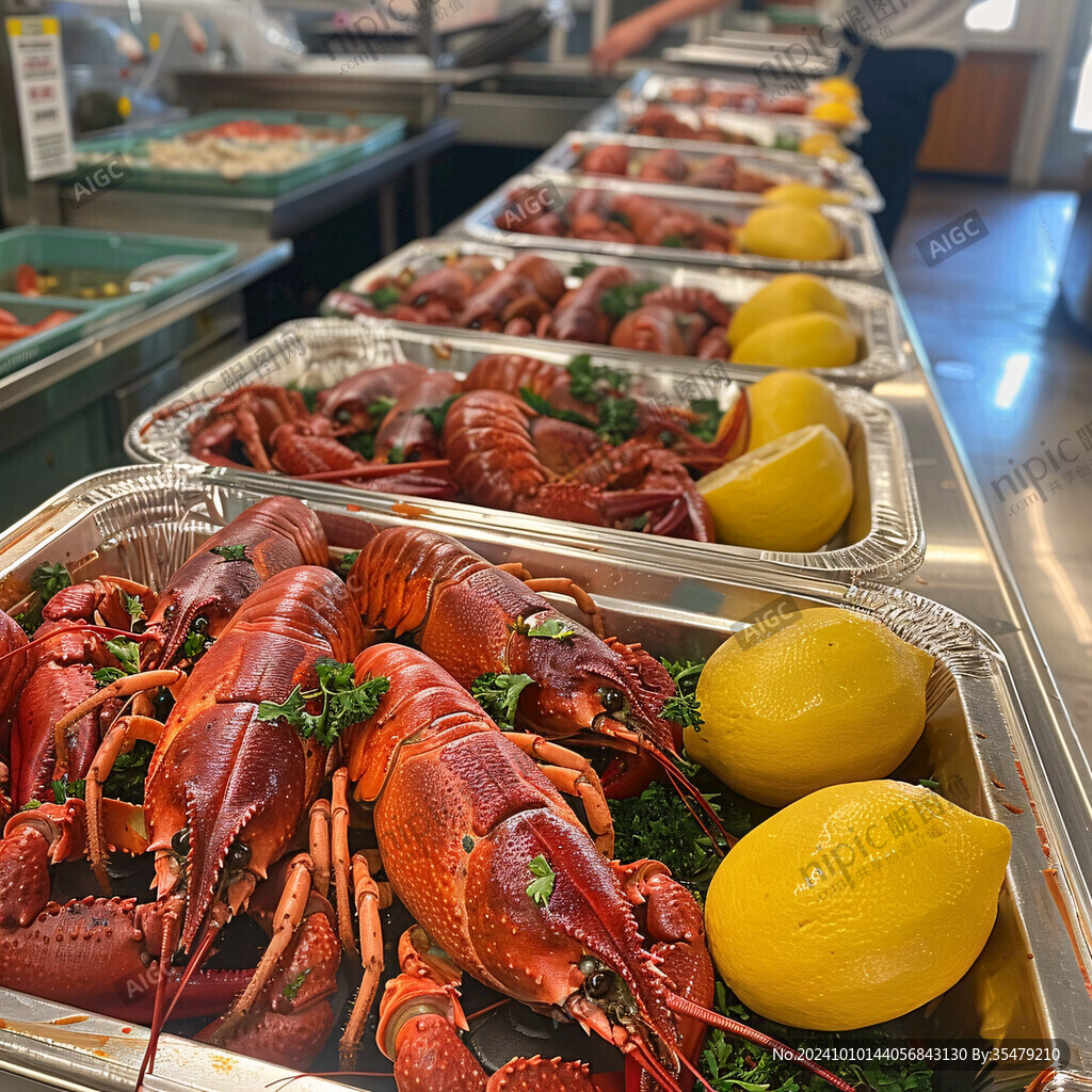 海鮮店龍蝦