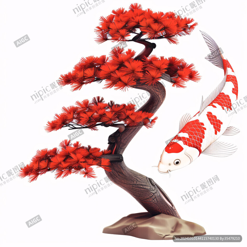 錦鯉雕塑裝飾