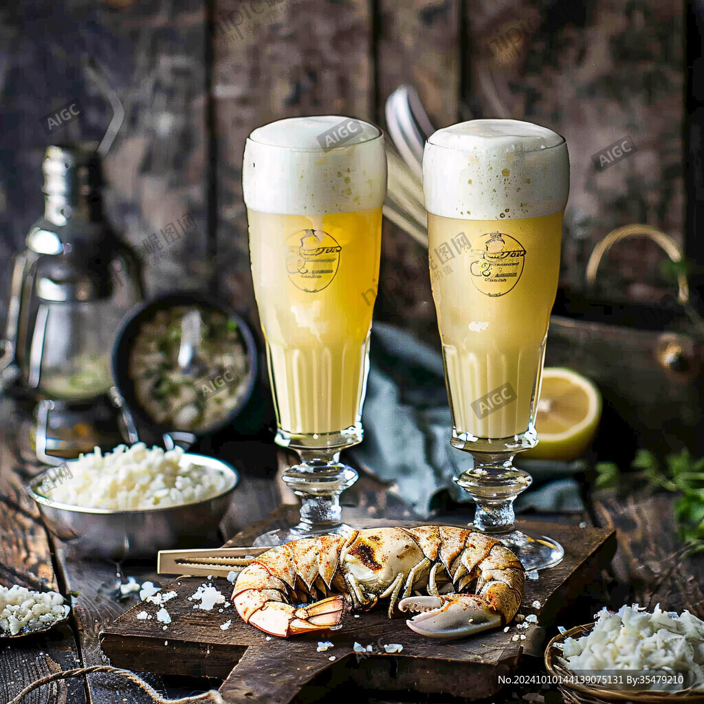 啤酒沫小麥啤酒