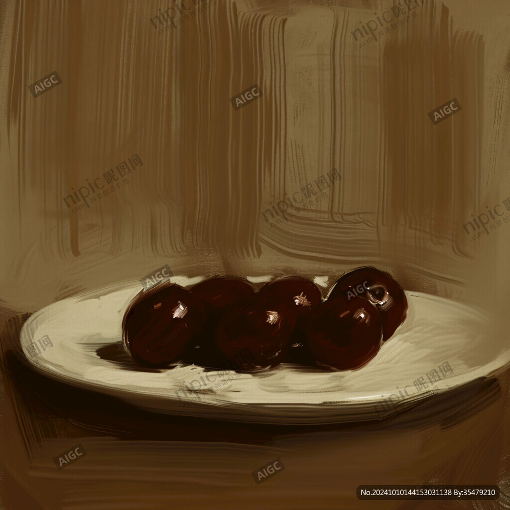 大紅棗插畫