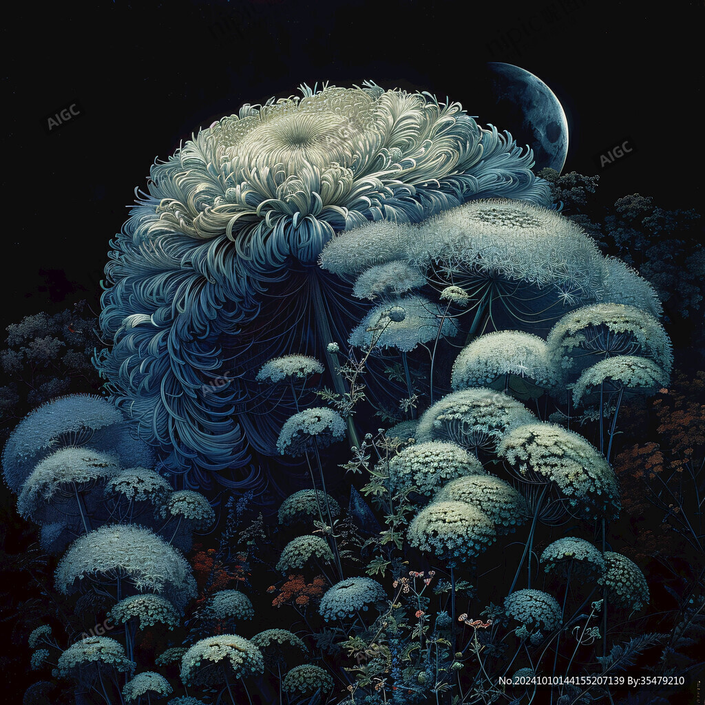 星月河幻想插畫