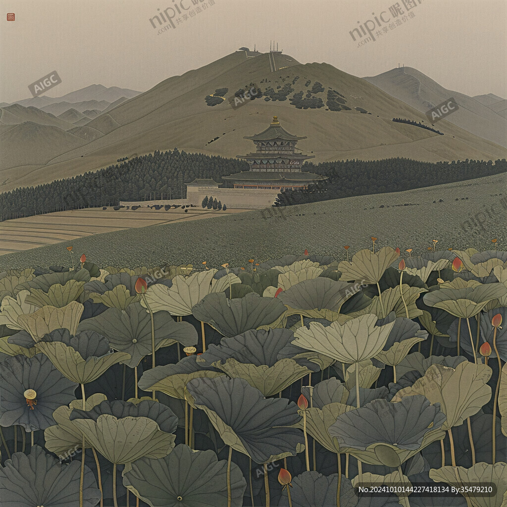 十三陵插畫(huà)
