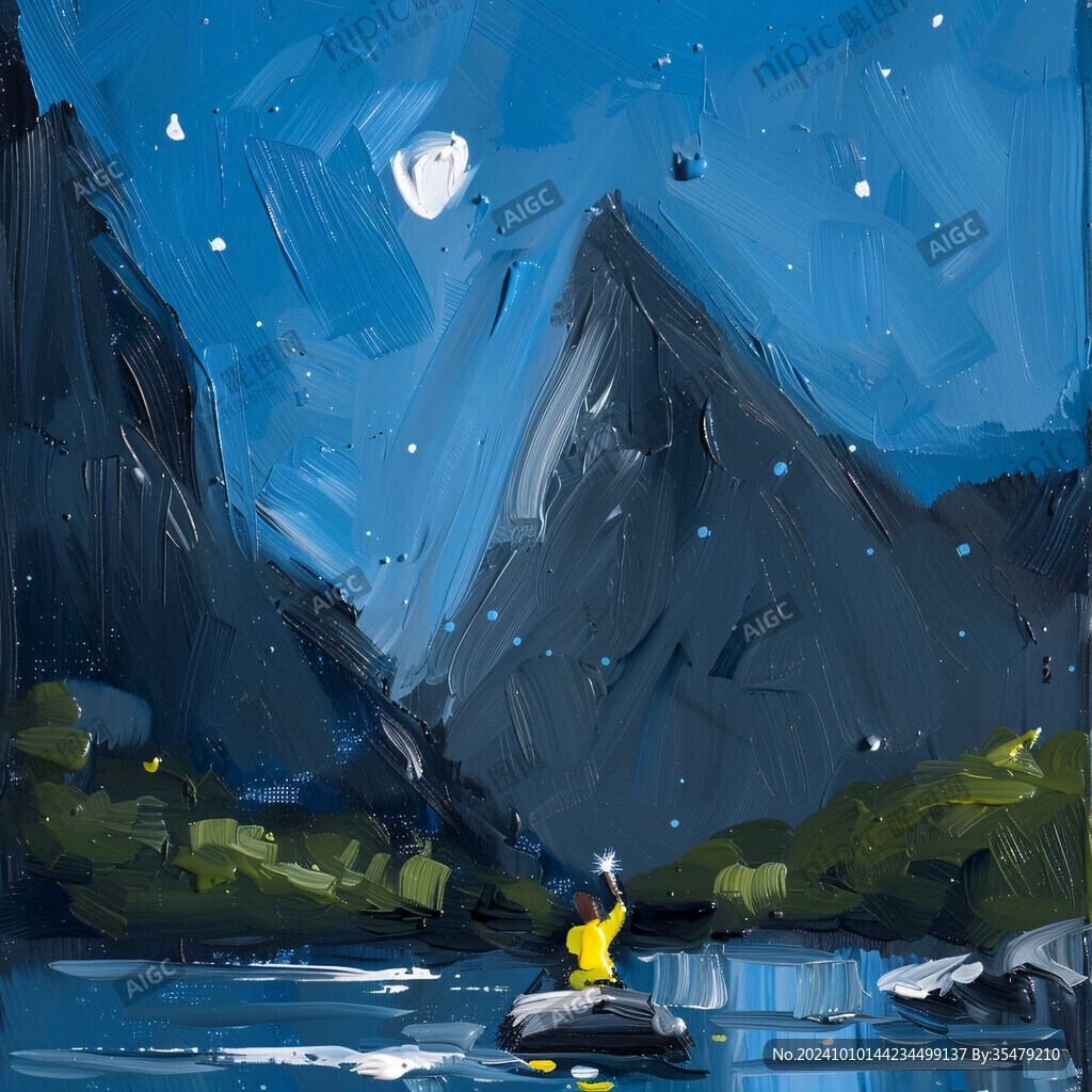 珠穆拉瑪峰插畫(huà)