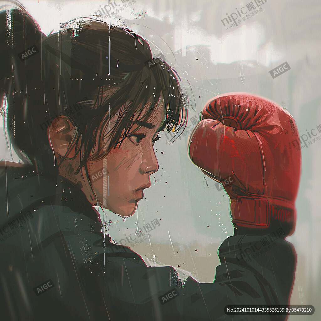 拳擊運動插畫