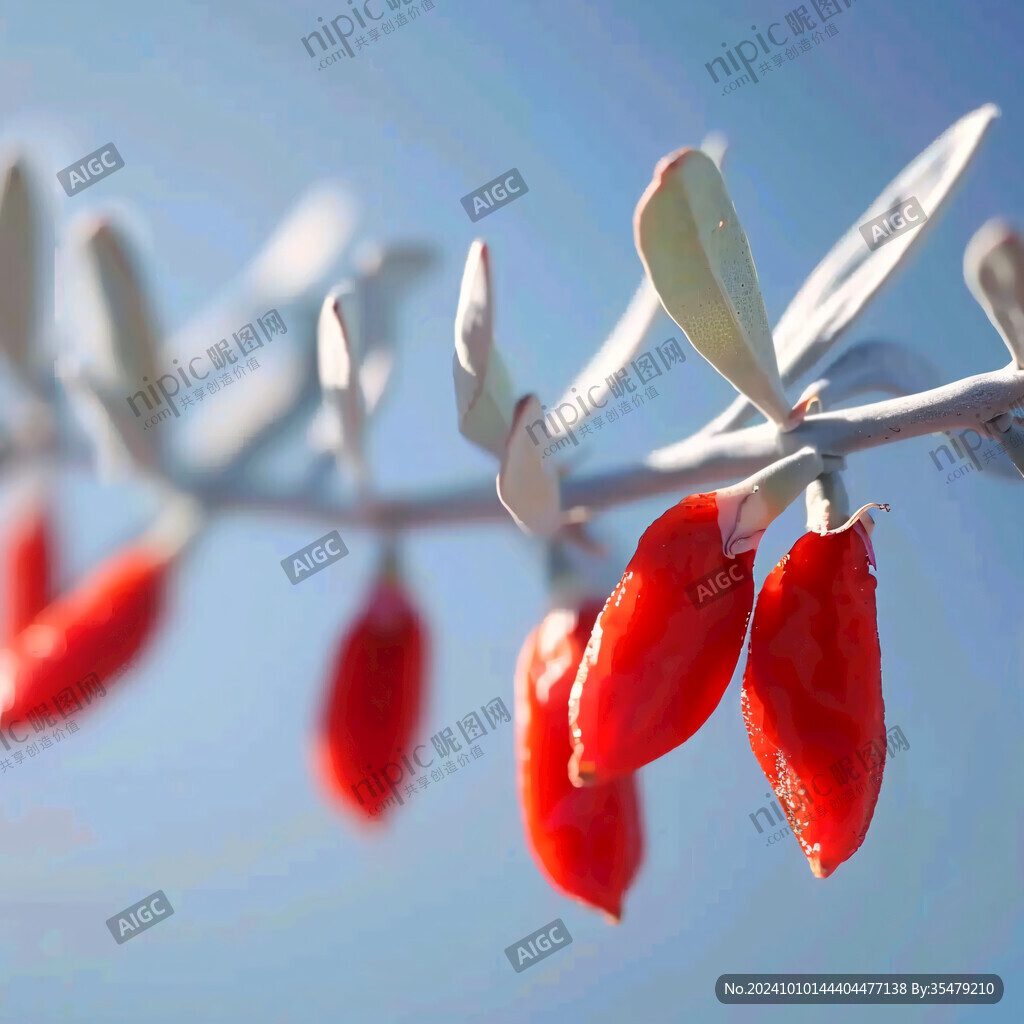 幾枝紅枸杞