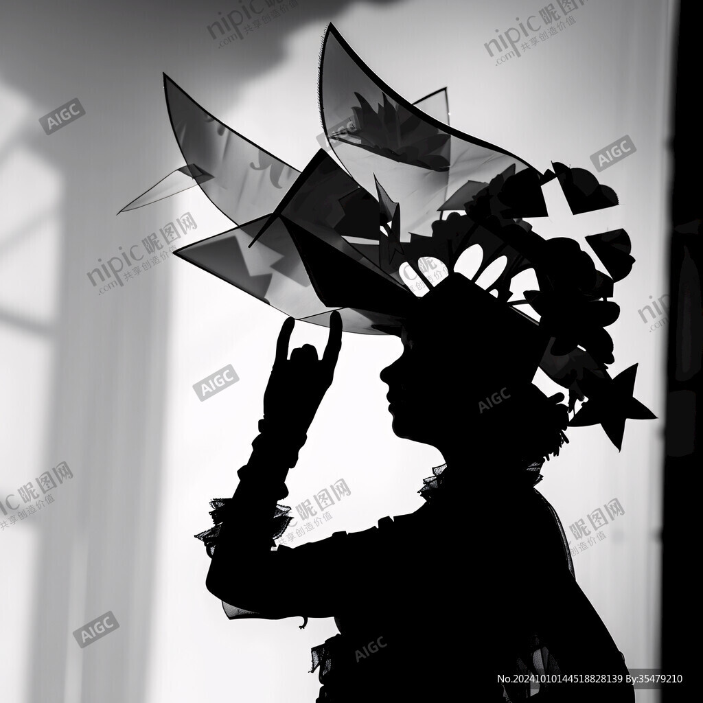 黑白影像影子戲