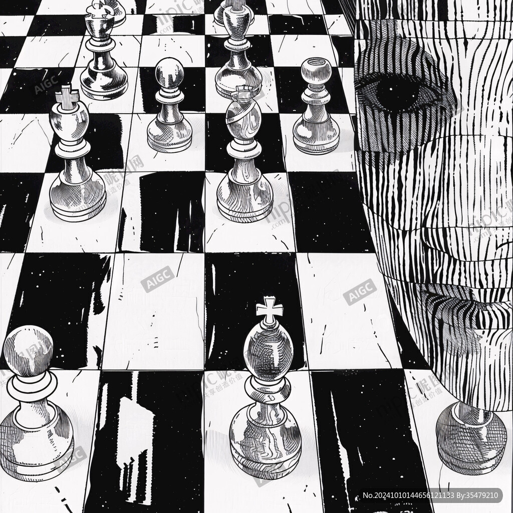 黑白棋子封面