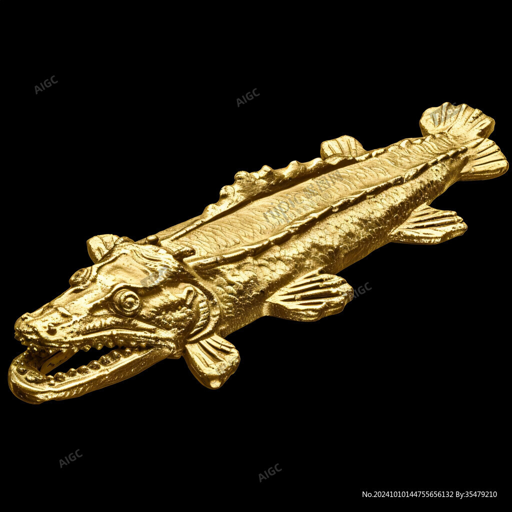花絲金龍魚擺件