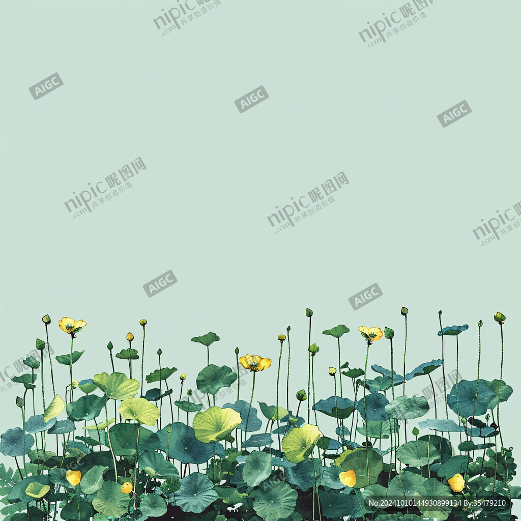 荷塘素材下載