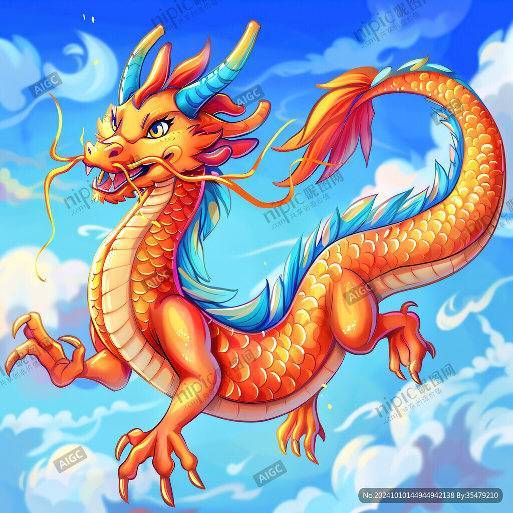 q版龍插畫