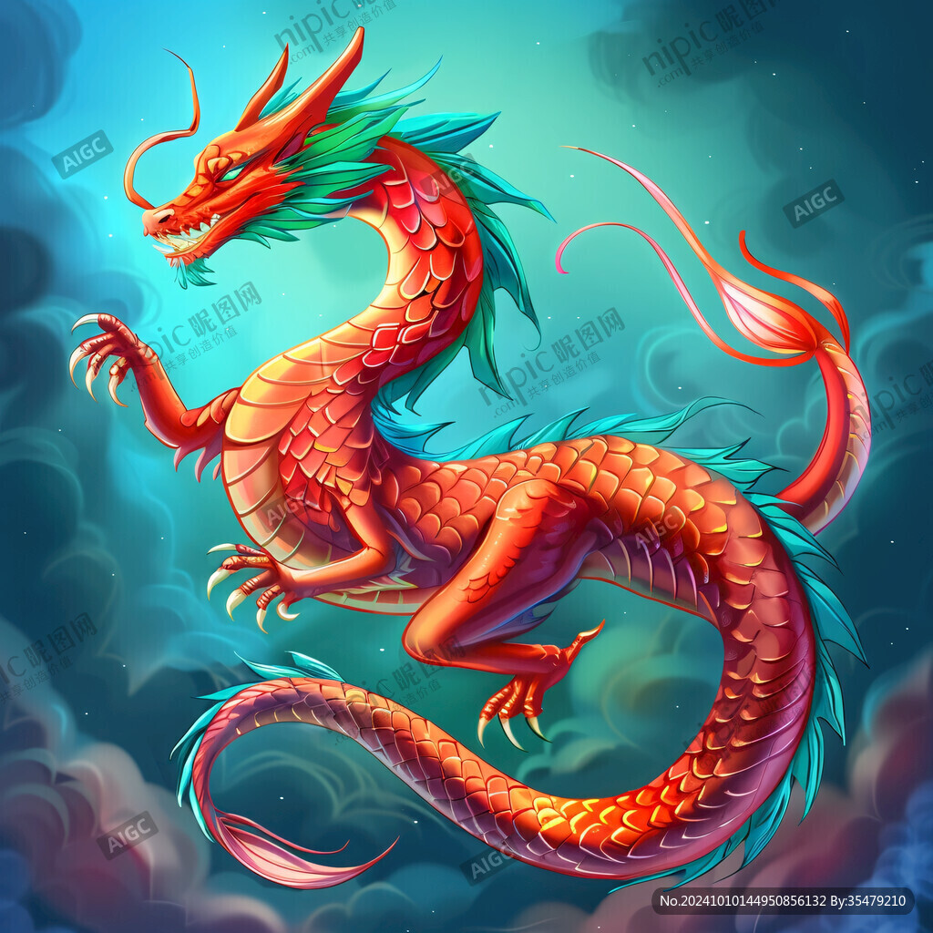 插畫龍年插畫