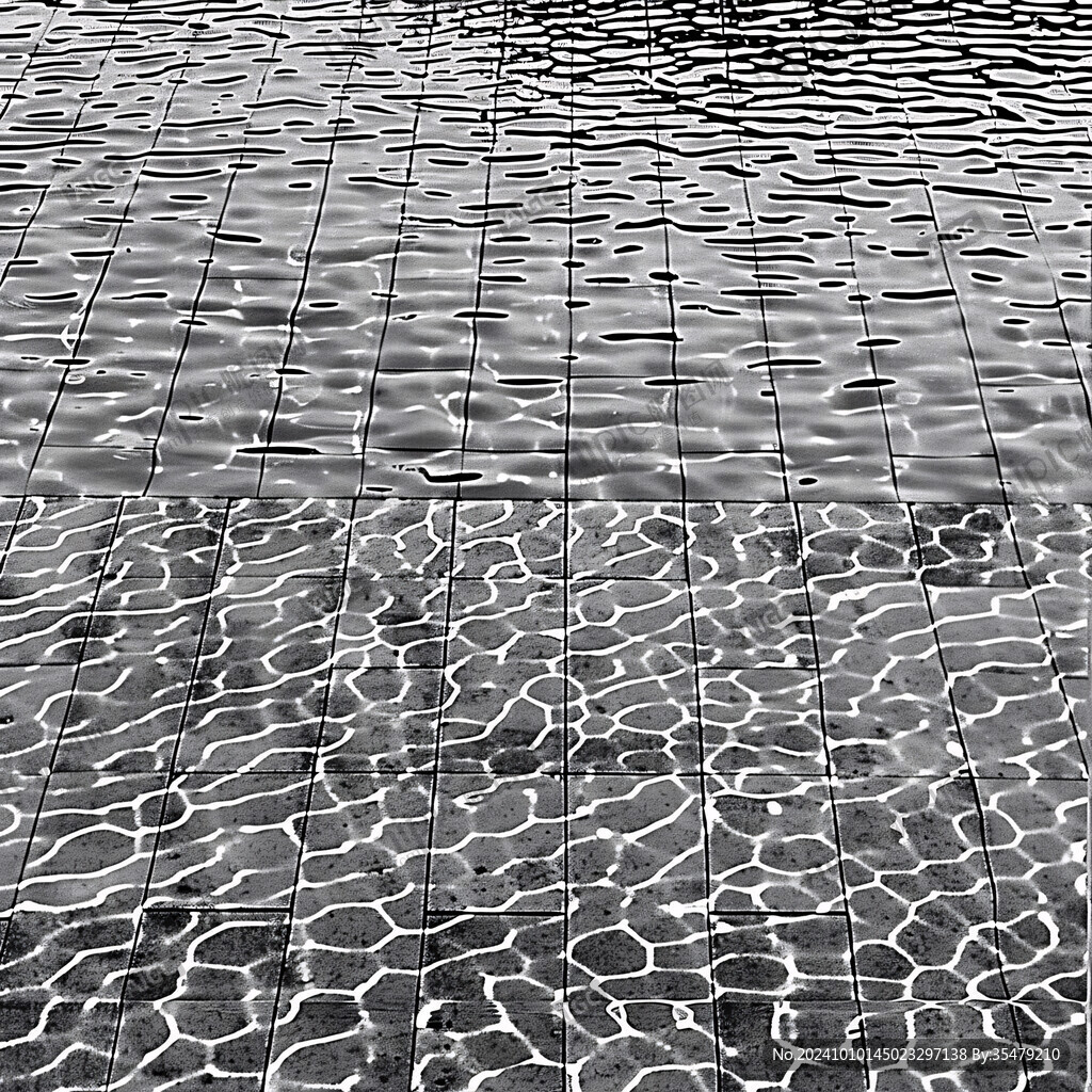 水紋路面