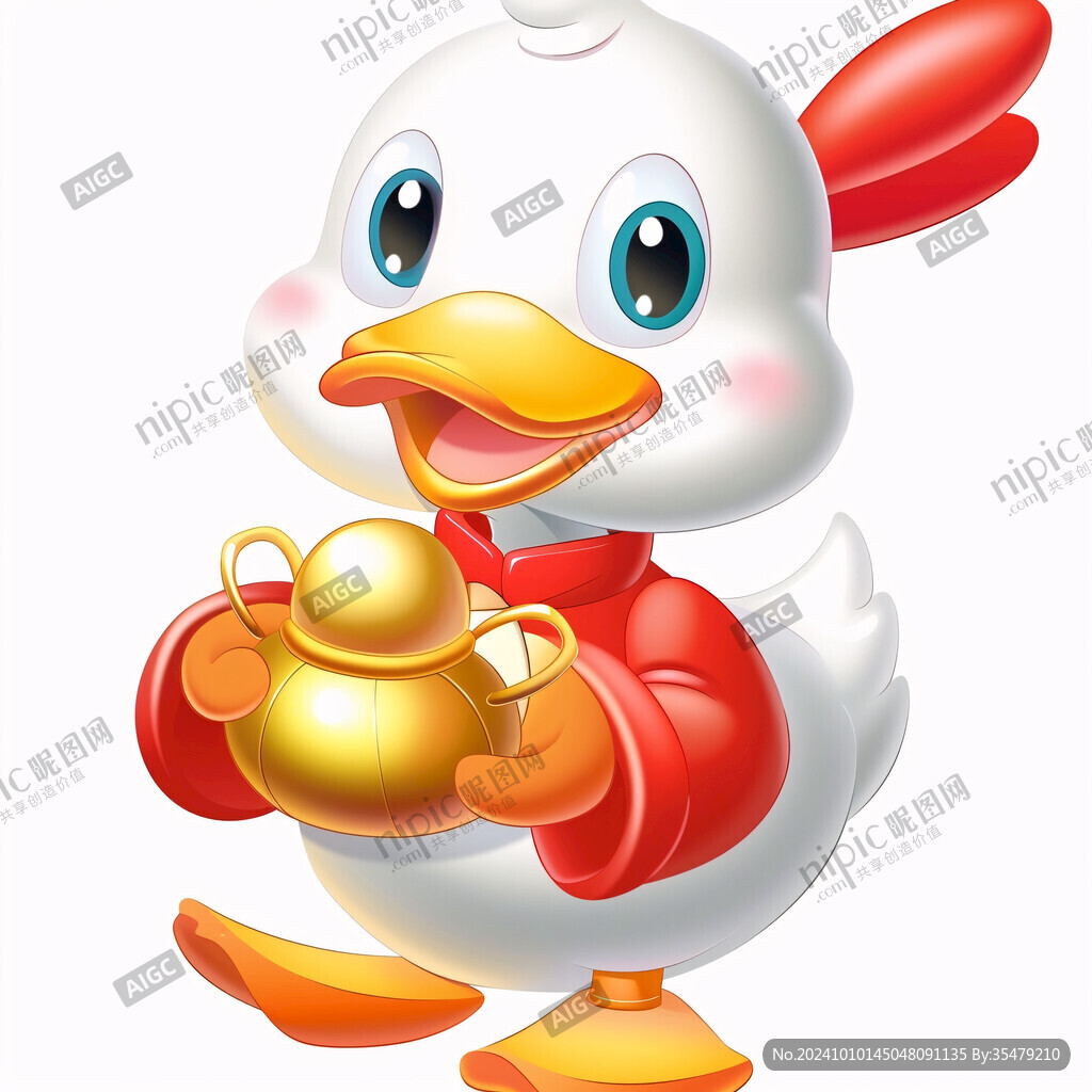 卡通鴨子形象