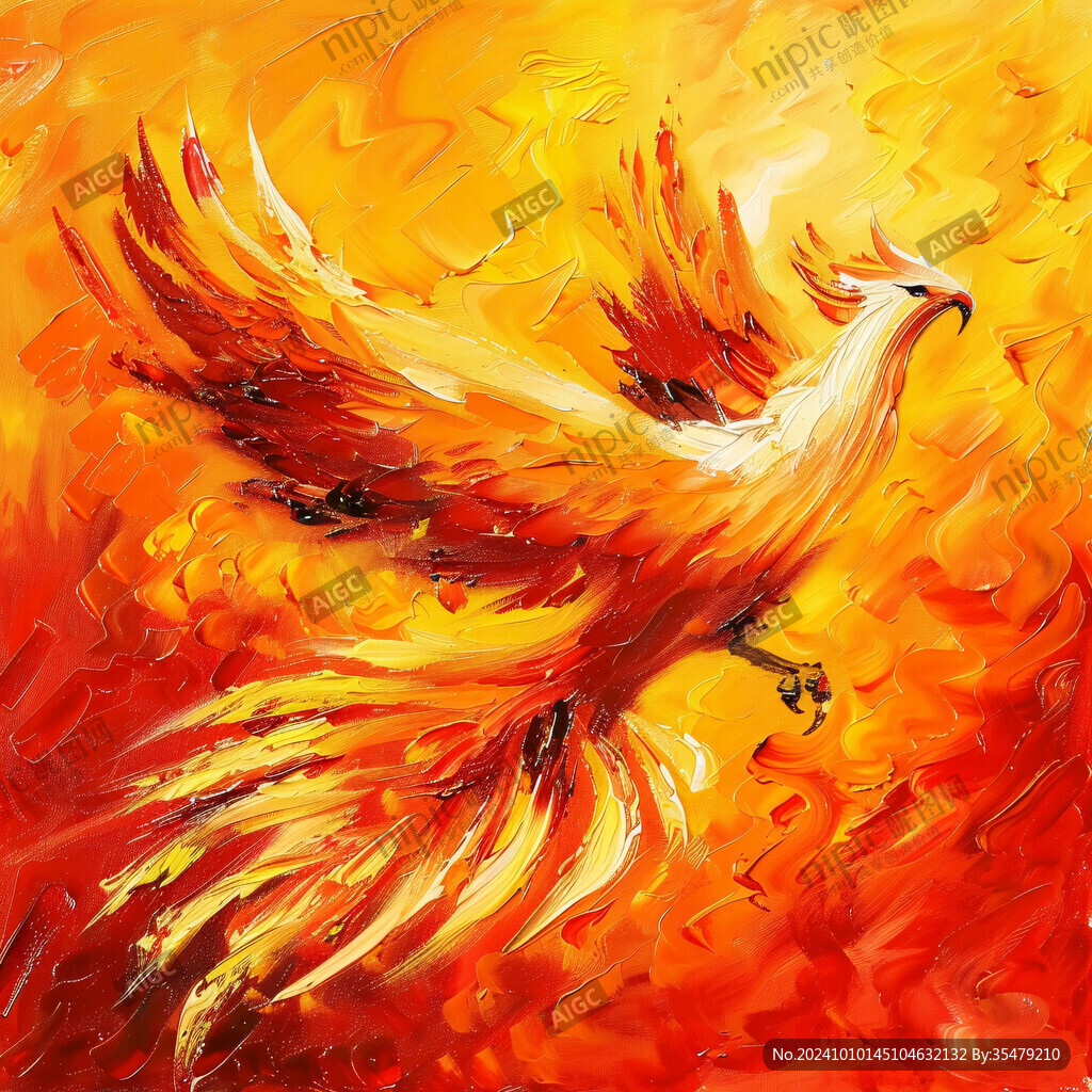 火鳳凰插畫