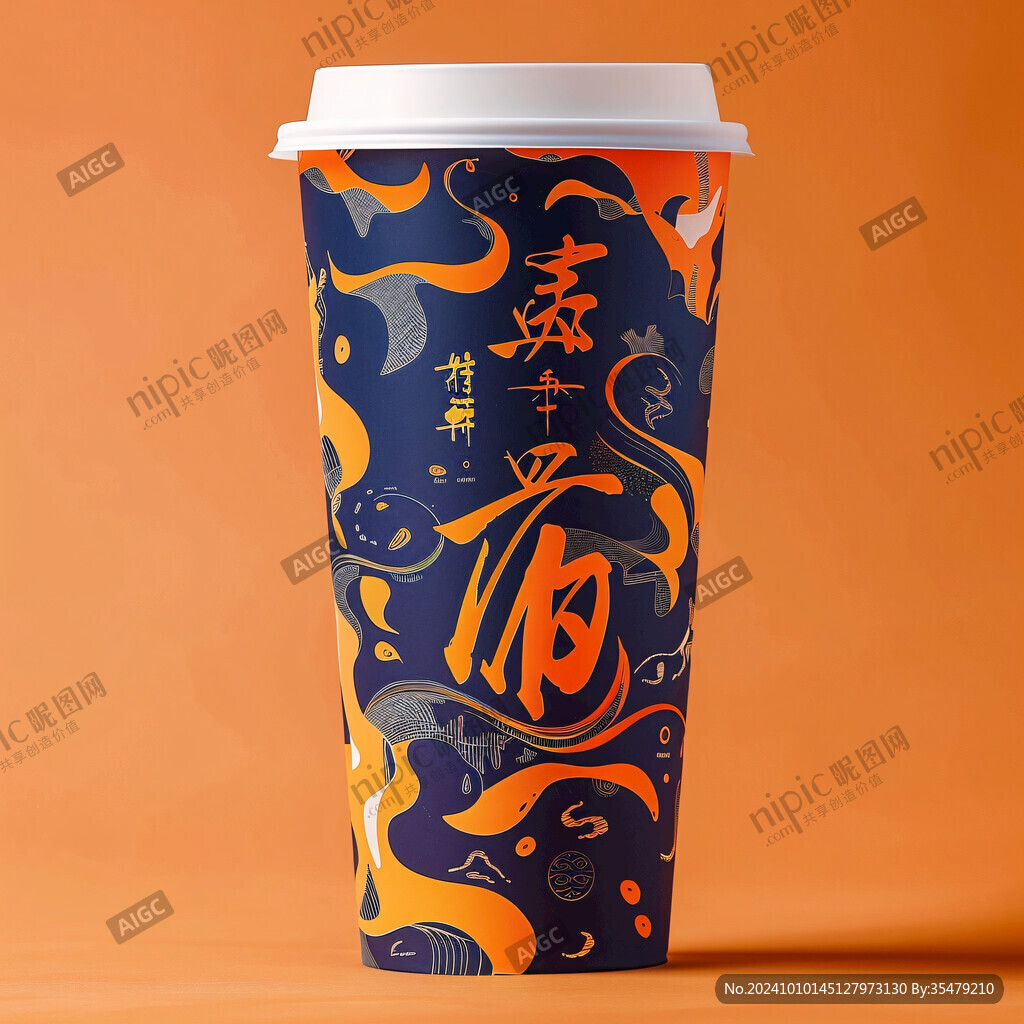 泰式奶茶杯套設(shè)計(jì)