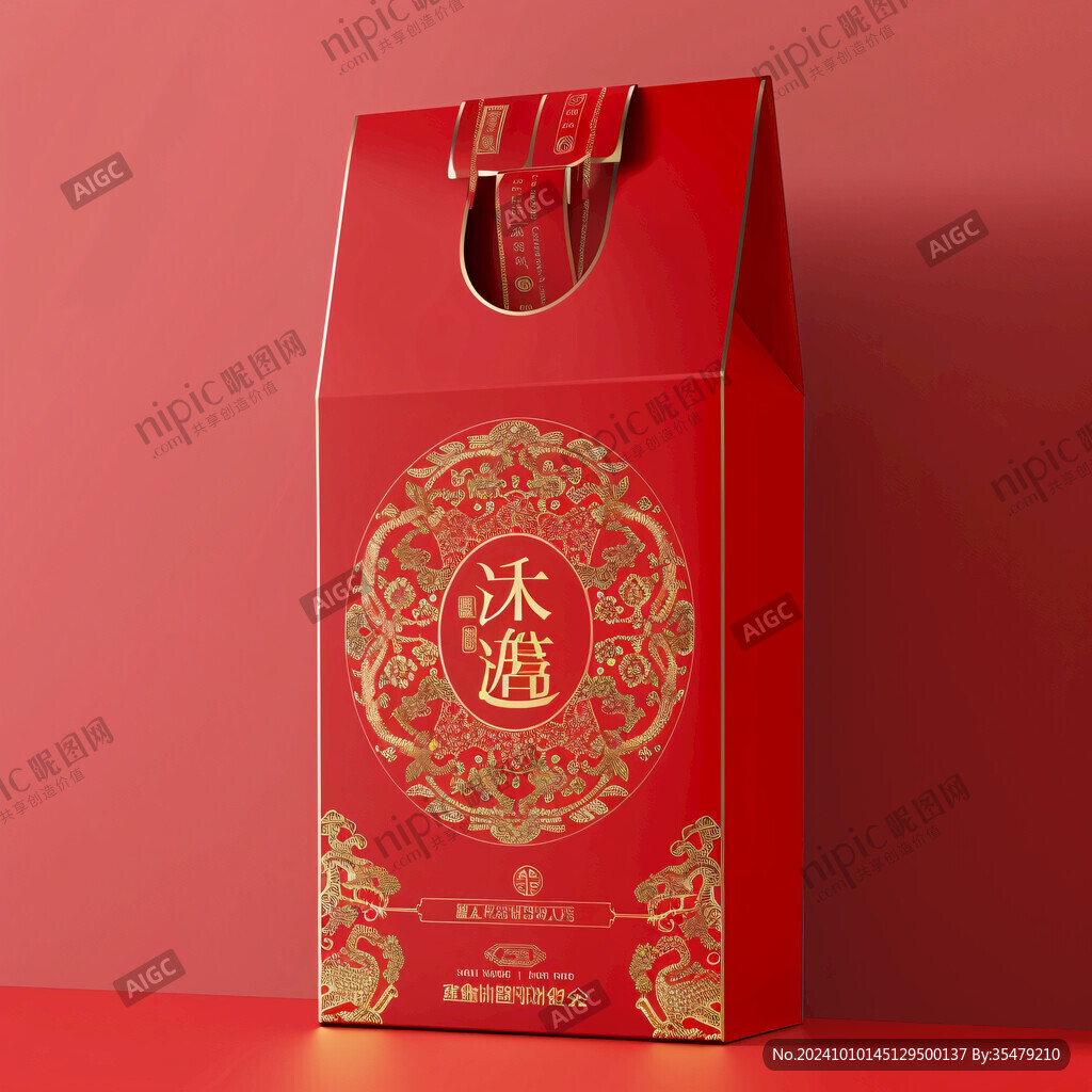 喜酒禮盒包裝設計