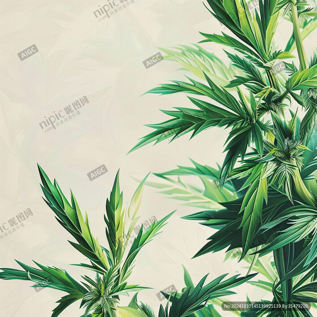 高清葉子熱帶背景墻
