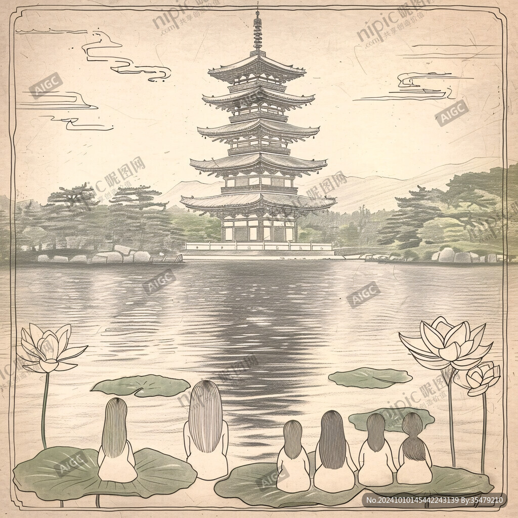 雷峰塔插畫